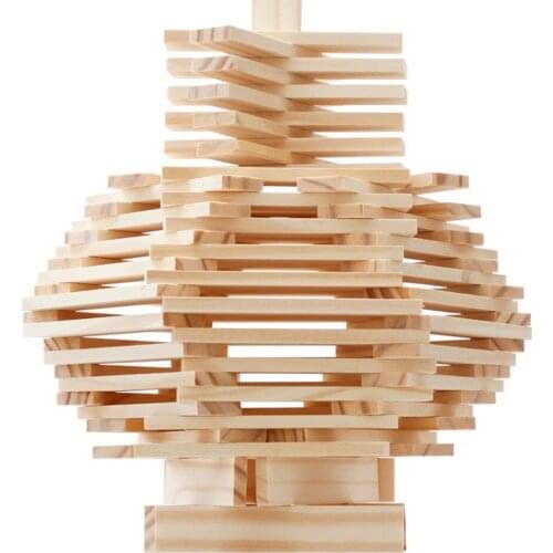 Creative construction stacking of high building blocks childrens intellectual toys assembly pile tower building blocks