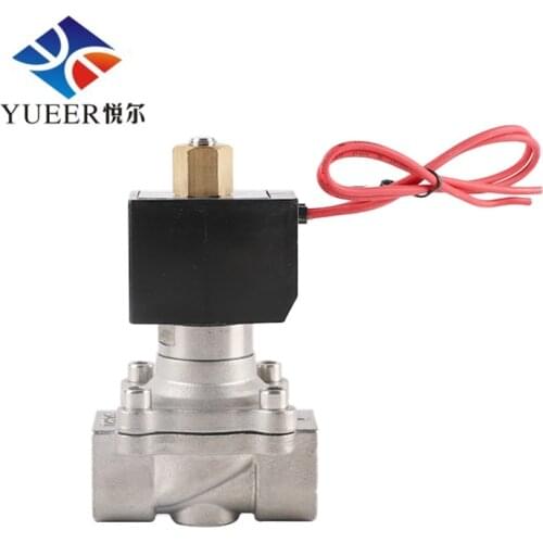 1/2in IP 68 Common Rail Electro Magnetic Valves Normally Opened Stainless Steel Solenoid Valve DC 12V