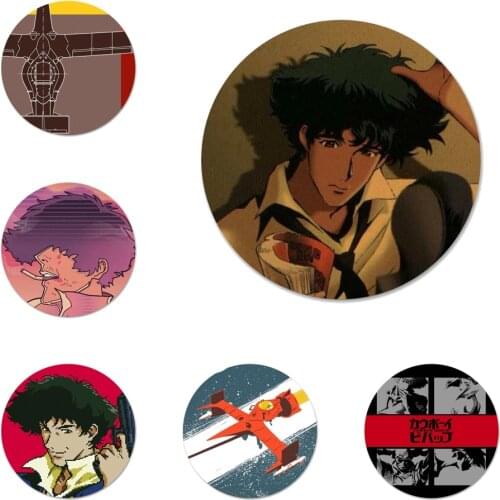 58mm Cowboy Bebop See you Space Icons Pins Badge Decoration Brooches Metal Badges For Clothes Backpack Decoration