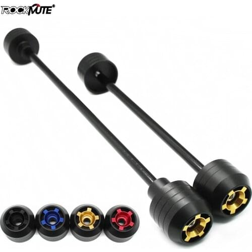 Motorcycle Front Rear POM Fork Axle Slider Drop Guard For Kawasaki Z1000 2003 2004 2005 2006