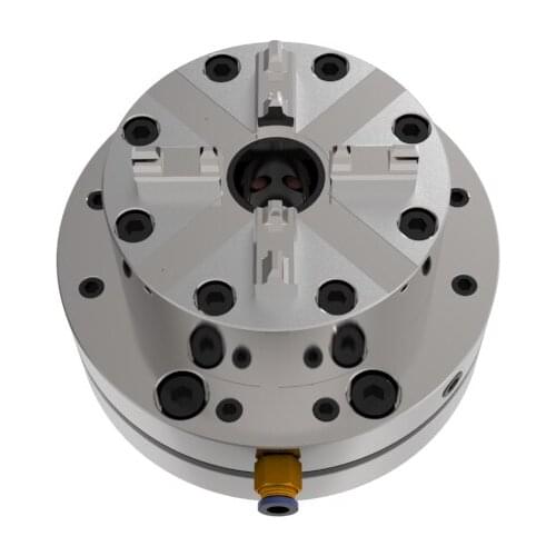 China factory 4 Jaw D100 EDM Stainless Steel Pneumatic Lathe Chuck For Positioning Fixture System