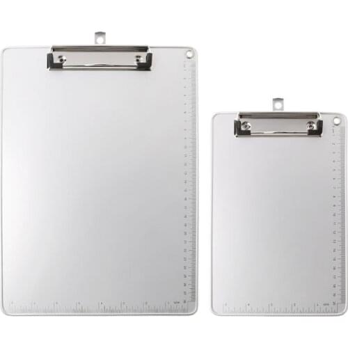 Portable A4/A5 Aluminum Alloy Writing Clip Board Antislip File Hardboard Paper Holder for Office School Stationery Supplies