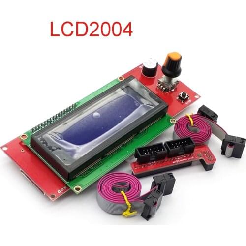Ramps 1.4 2004 LCD Control With Smart Adapter Controller Board 3D Printers Parts Cable Accessories LCD2004 Motherboard Part