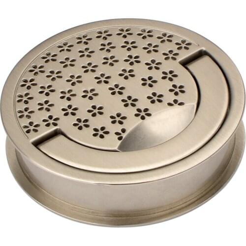 Hidden Door Handles Nordic Simple Recessed Flush Pull Cabinet Tatami Invisible Round Breathable Hollow Design Handle Handware