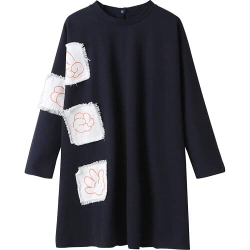 Girls' Sweaters Childrens Winter Dresses New Clothing Kids Home Clothing Teen Loose Dresses Sweatshirts Baby Short Skirts 2021