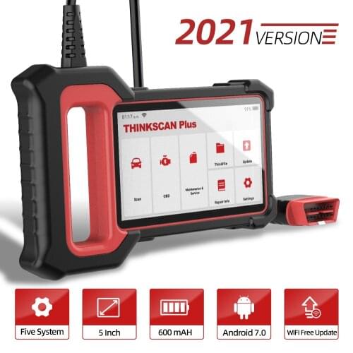 THINKCAR Thinkscan Plus S4 OBD2 Scanner ECM/TCM/ABS/SRS/BCM DPF/Airbag/ABS 28 Resets Car Code Reader Automotive Diagnostic Tools