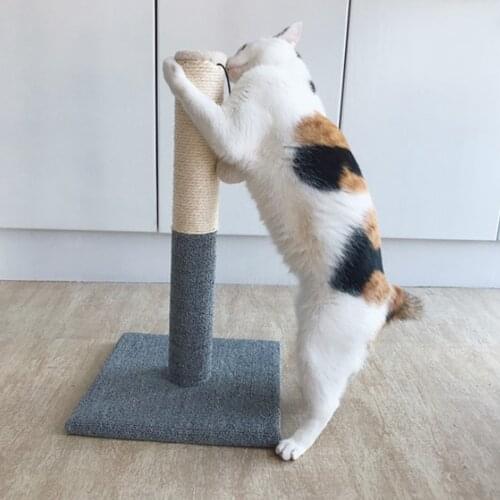 Cozy Pets Cat Tree Climbing Sisal Rope Tower Scratching Post Frame with Ball Pet Supplies 30x30x52cm