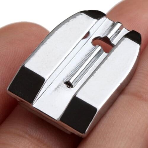 1Pc Metal Invisible Concealed Snap On Zipper Sewing Machine Presser Foot fit For Domestic Sewing Machine Brother Singer Janome