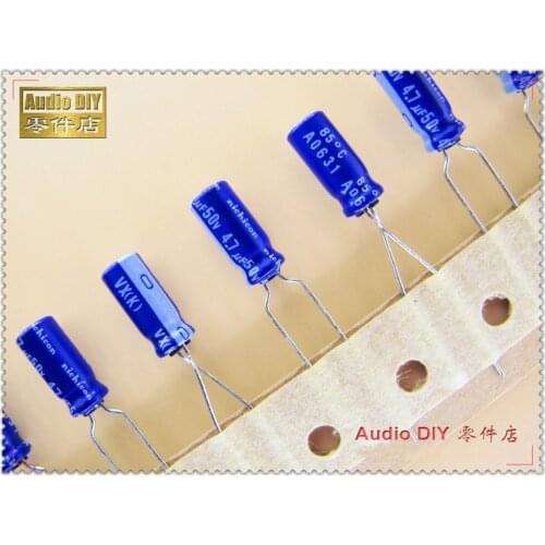 20PCS/100PCS Nichicon VX Series 4.7uF 50V 50V4.7UF 10% Electrolytic Capacitor