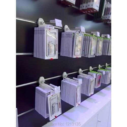 51 Piece Direct Sales Slatwall Pegboard Security Display Hook + 1 Pc Magnet Key