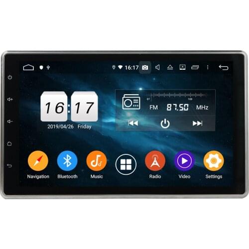 10.1" Android 10.0 PX5 Car Radio For Universal Audio 1024*600 Multimedia Player 8 Core multi-touch screen 4+64G Stereo 4+32G DSP
