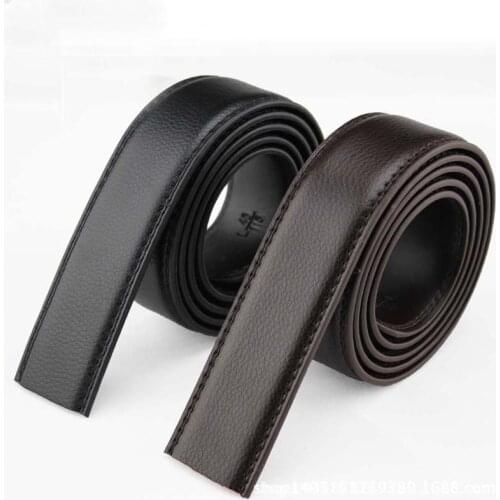 Without Buckle Head High Quality Belt Man Strap Genuine Leather Men Belts