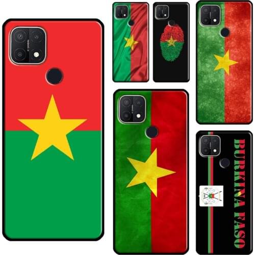Burkina Faso Flag Phone Case For OPPO A91 A83 A15 A92 A72 A52 A5S A3S F5 F7 Find X3 Pro A5 A9 A53 A31 2020
