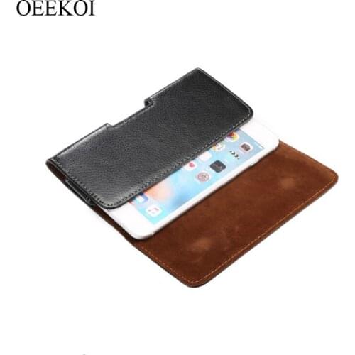 OEEKOI Genuine Leather Belt Clip Pouch Cover Case for Prestigio Muze U3 Lte/X5 LTE/Grace M5 LTE/Grace P5/Muze B7/Muze G3 LTE