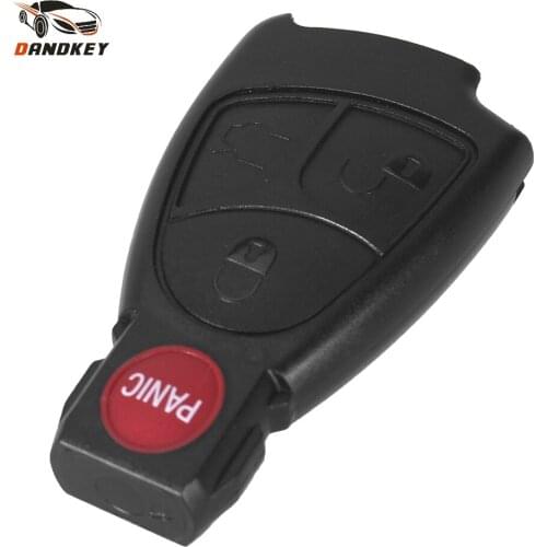 Dandkey For Mercedes Benz Key Remote Smart Key Shell Case For Benz 4 Buttons E C R CL GL SL CLK SLK 3+1 BT