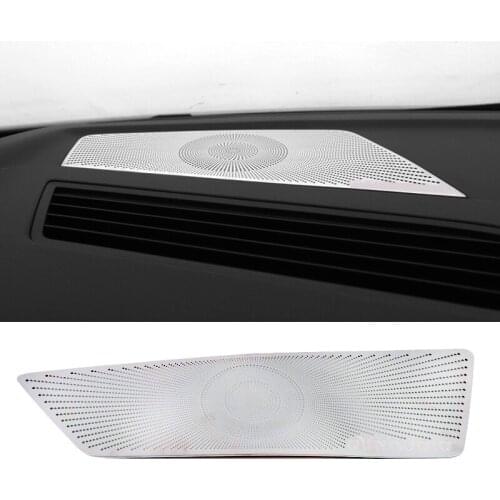 For VW Volkswagen Arteon 2017 2018 2019 Stainless Steel Car-Styling Stickers Dashboard Speaker Horn Frame Decoration Covers
