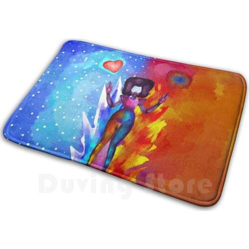 I Am Made Of Love Mat Rug Carpet Anti-Slip Floor Mats Bedroom Steven Universe Garnet Cute Sapphire Ruby Fanart Rupphire Sapphuby