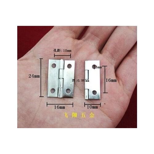 Hardware accessories Small gift box hinge iron hinge packaging hardware flat hinge 24*16MM hinge buckle