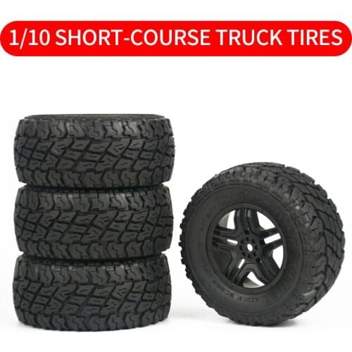 KKPIT 1/10 RC Car Short-course Truck Modified Parts Accessories Off-road Vehicle Buggy Wheels Tire Tires Wheel 12mm Adapter