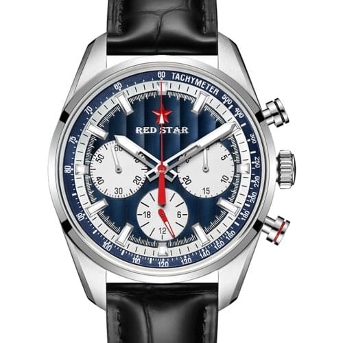 New Pilot Chronograph Watch Men ST1908 Seagull 1963 Movement Moonphase Calendar Sapphire Glass Mechanical Wrist Watch Aidophedo