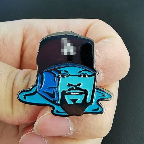 Music Punk Rock Hip Hop Rapper Enamel Brooch Pin Backpack Hat Bag Lapel Pins Badges Fashion Jewelry Accessories