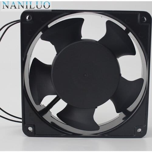 NANILUO AC 220V 240V 120mm 2Wires Ball Bearing 120x120x38mm 12038B 12cm Axial Cooling Fan