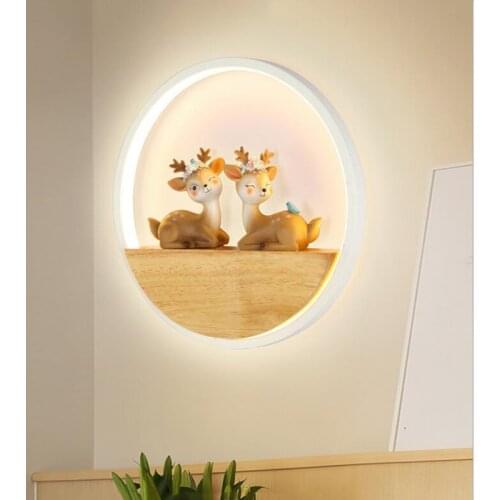 New Chinese style modern minimalist indoor wall lamp New creative led bedroom study living room background wall decoration lamp