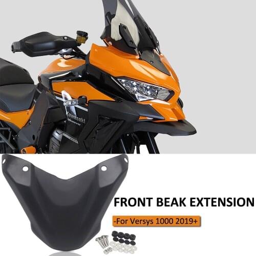 New Motorcycle Front Beak Fairing Extension Wheel Extender Cover For Kawasaki Versys 1000 2019 2020 VERSYS1000
