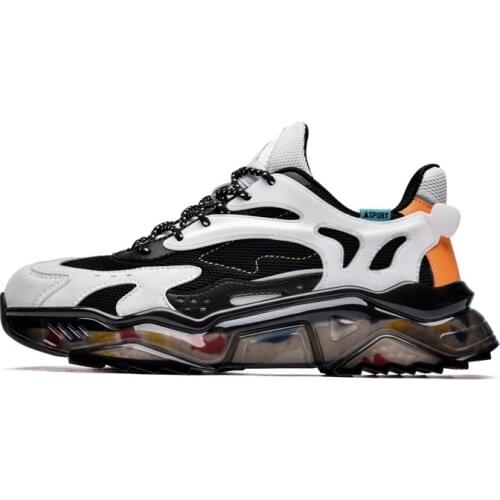 2021 Summer New Male Korean Sneakers Soft And Comfortable Mesh Breathable Rubber Sole Wear-resistant Non-slip Running Shoes