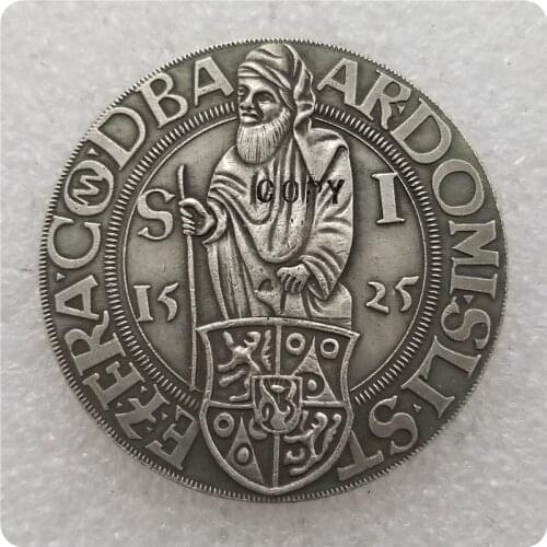 1525 Joachimsthaler Medieval Bohemia Fantasy Copy Coin commemorative coins-replica coins medal coins collectibles