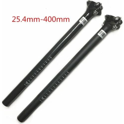 New carbon fiber bike seatpost 3K glossy road/mtb cycling Carbon seatpost 25.4 / 28.6 / 30.4 * 350mm Bicycle parts