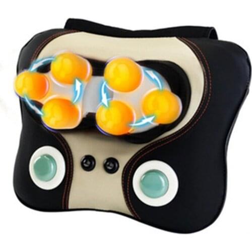 Cervical spine massager massage neck shoulder waist pillow cushion for leaning on of jade ochre warm massage whole body massage