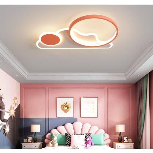 Childrens Room Bedroom Ceiling Lamp Boy Girl Creative Cartoon Decorative Lamp Modern Minimalist Room Lamp Led Girl Lamp