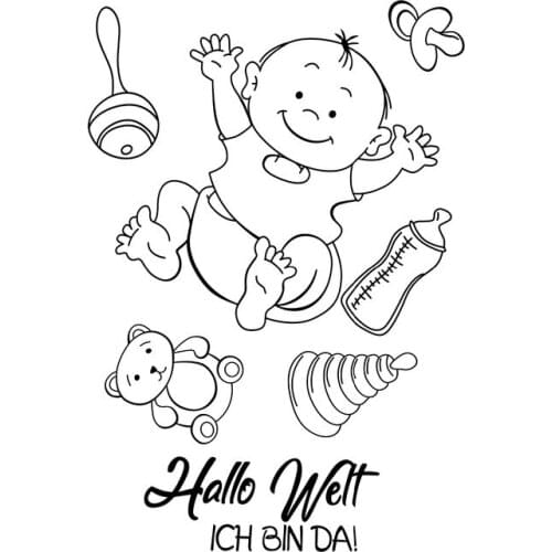 Digital background Transparent Clear Silicone Stamp/Seal for DIY scrapbooking/photo album Decorative clear stamp A947