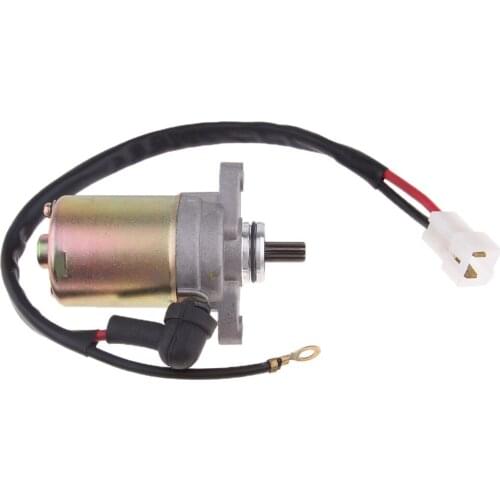9T Spline Starter Motor For Yamaha Minarelli YW50 CG50 JOG50 BWS50 1E40QMB