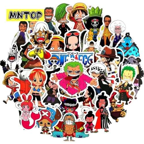 10/30/48pcs/pack Japanese Anime ONE PIECE Graffiti Stickers For DIY Computer Scrapbook Luggage Skateboard Motorcycle Computer