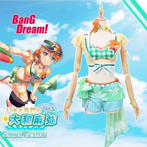 Bang Dream! Yamato Maya Cosplay Costume Anime Pastel*Palettes Dresses Christmas Halloween Free shipping CG857CZH