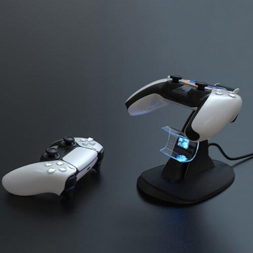 Controller Charger Station, Charging Station for DualSense Controller,Compatible w/ PS5 Dual Controller Charging Stand 95AF