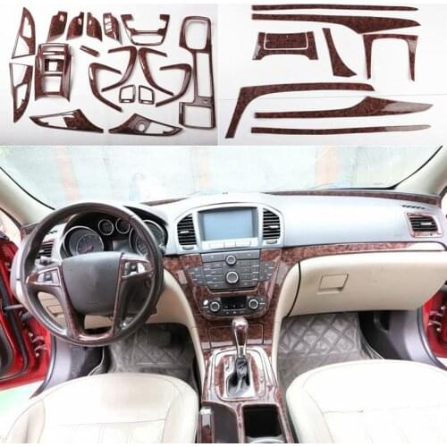 1lot Car stickers ABS wooden inside decoration cover for 2009-2013 OPEL INSIGNIA G09 car accessories