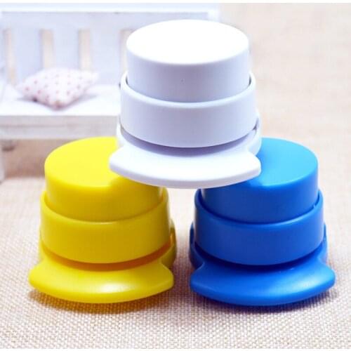1 PC Practical Staple Free Stapler Paper Binding Binder Stapless Stationery