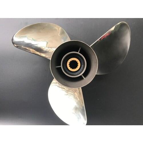 14-1/2x19 For 150-250 HP for tohatsu outboard boat motors STAINLESS STEEL Propeller 15 tooth (For tohatsu Propeller)