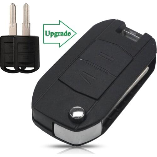 Bilchave Modified 2 Buttons Folding Remote Car Key Case Shell Fob For Vauxhall Opel Corsa C Combo Tigra Meriva Agila With Blade