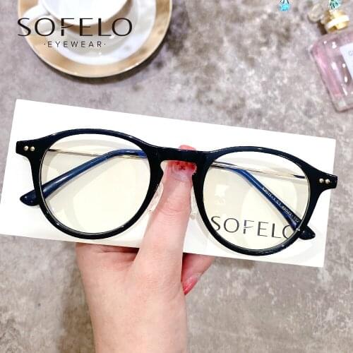 Round Transparent Prescription Glasses Women Retro Optical Progressive Eyeglasses Female Bifocal Multifocal Myopia Spectacles