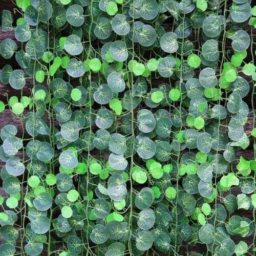 Length 200cm 12pcs/lot Bar Restaurant Decoration Artificial plants Climbing Vines Green Leaf Home Decor plants Random Delivery