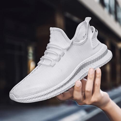 Hot Sale Light Running Shoes Men Comfortable Big Size 47 Sneaker Breathable Non-slip Wear-resistant Outdoor Walking Sport Shoes