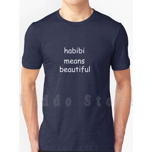 Habibi Means Beautiful T Shirt Diy Big Size 100% Cotton Quakity Quackity L Manberg Lmanberg Tubbo Wilbur Wilbursoot Dream