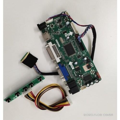Kit for LTN140AT02-C02/G01 Screen HDMI+DVI+VGA LED 1366x768 M.NT68676 LCD Controller Board Monitor Panel 40pin Display 14"