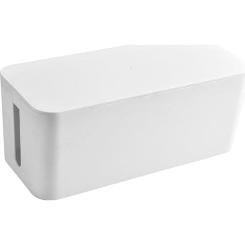 New Extension Socket Storage Box Home Use Simple Desktop Wire Storing Case