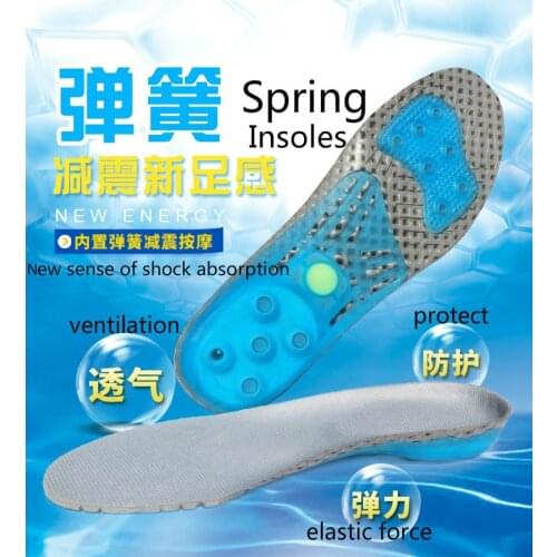 EVA Spring silicone Gel shoes Insoles flat feet orthotic insoles arch support inserts orthopedic Plantar Fasciitis foot care