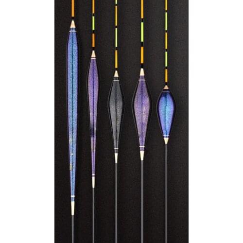 Fishing Float Thickened Tail Made of Chameleon Paint Eye Catching Fishing Gear FK88